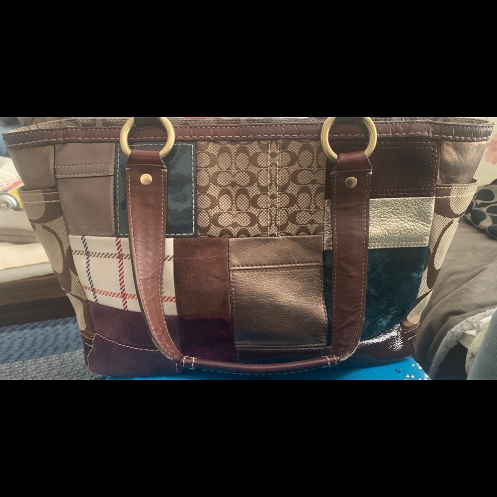Coach patchwork purse - Picture 2 of 5